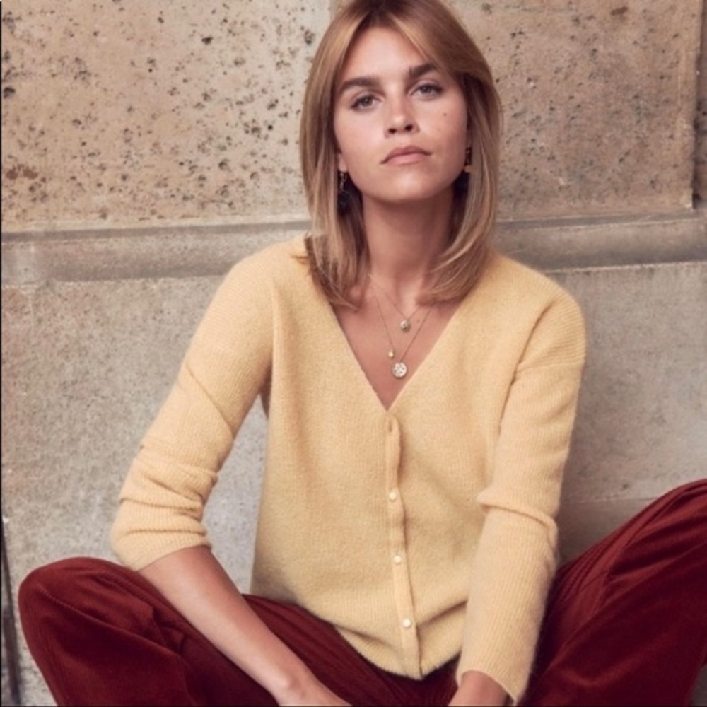 Sézane Lemonade Barry jumper (RARE)